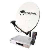Metronic 428320 - Kit satélite Digital FTA + TDT, Color Negro