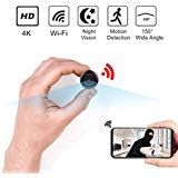 WiFi Smoke Detector Hidden Camera Wireless1080P Camera Smoke Detector Nanny Cam Motion Detection Wireless IP Security Wall Mount Home Camera Remote Control Android iOS Free App