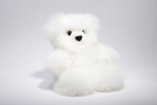 Miniatura 2 de 10"- Alpaca Fur Teddy Bear, Handmade Cute Stuffed Animal Toy for Kids, Soft Cuddly Stuffed Bear for Girls and Boys, Plush Teddy Gift for Kids and