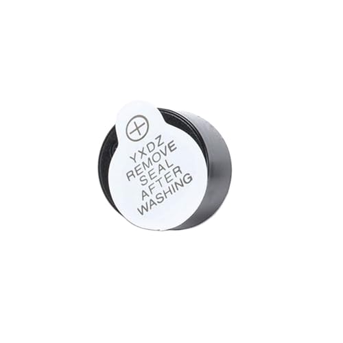 WUZDPRCJ 5pcs 12V Active Buzzer 9 * 5.5mm Integrated Electromagnetic Active Piezo Buzzers 9x5.5mm