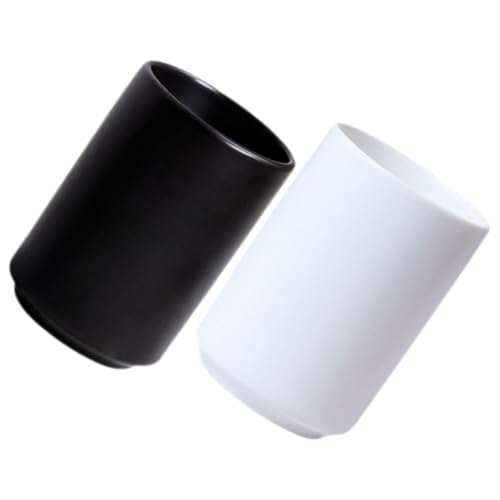 LALADEFIEE 2 piezas Tazas de Japonesa sin Asa Diseño Cilíndrico Antideslizante Café y Uso Doméstico Aptas para Lavavajillas para Ceremonia y Bebidas Diarias
