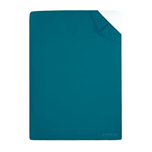 Percale Easy Care Polycotton Bunk Bed Fitted Sheet 2ft 6" (76cmx190cm) Perfect for Camp Kids Bunk Beds/RVs/Guest Beds/Caravan Campervan/Small Single Bed (Teal)