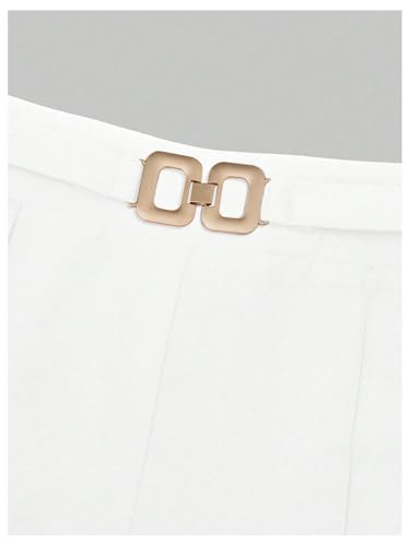 SOLY HUX Women's High Waisted Dress Pants Metal Linked Casual Work Office Business Long Trousers3