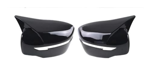 Coque rétroviseur Qashqai J11 style corne noir brillant look sport