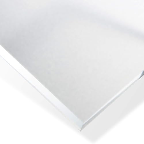 Metacrilato transparente 4mm cristal o Vidrio acrílico, plancha de acrílico incoloro- Varias medidas (60_x_60_cm)