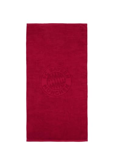 FC Bayern Munich I Serviette de Bain180x90 cm I Bordeaux