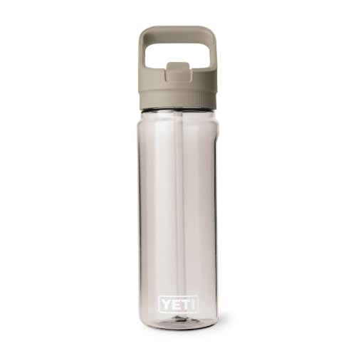 Image of YETI Yonder 750 ml /25 oz Water Bottle with Yonder Straw Cap, Cape Taupe