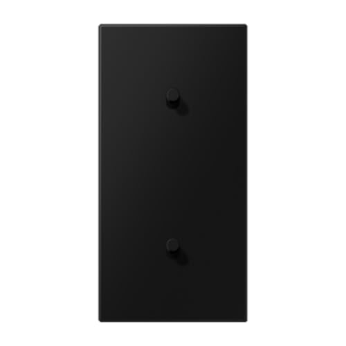 Enjoliveur 2 modules vertical avec 1 + 1 leviers Cylindre LS 1912 Noir Mat