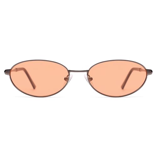 Retro Oval Sunglasses for Women Mens with Spring Hinge Sunnies AP3696