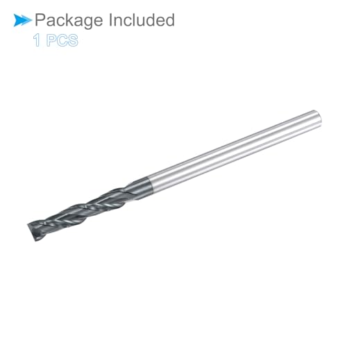 CoCud VHM-Fräser mit quadratischem Schaft, 6 mm x 30 mm Schneiden, AlTiN-beschichtetes P05-Karbid, 2 Schneiden CNC-Fräser-Bits - (Anwendungen: zum Fräsen von Edelstahl, gehärtetem Stahl)