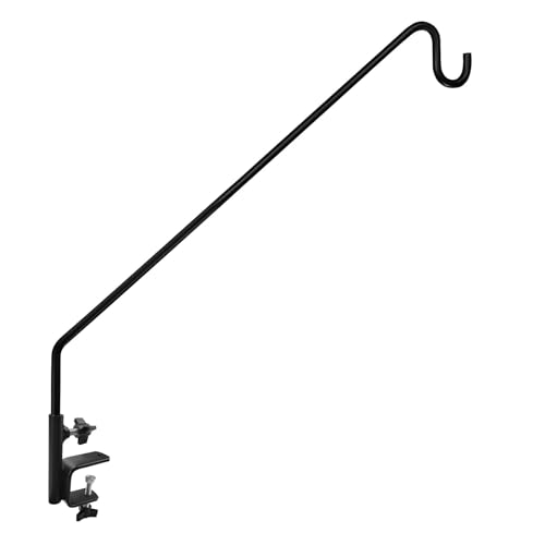 MIXXIDEA Heavy Duty Extensible Deck Hook - Adjustable for Hanging Bird Feeders, Plants, Wind Chimes, Lanterns