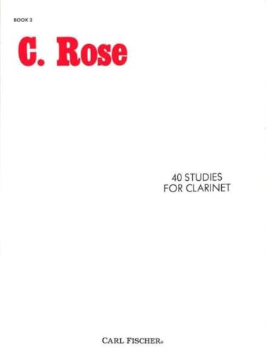 O438 - 40 Studies for Clarinet - Book 2 - C. Rose