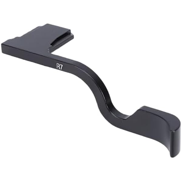 Tbest Thumb Grip со сменной крышкой хотшота для EOSR7 EOSR50 Алюминиевый сплав Thumb Grip BLACK