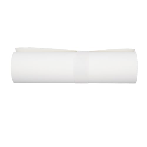 Rollo de acuarela semi de algodón aqxreight de 39 cm x 10m blanco 5