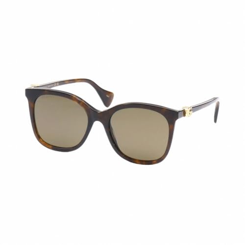 Gucci GG1071S Shiny Dark Brown Havana/Brown One Size