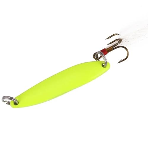 Spinner lumineux leurre de pêche cuillère métal pour bar
