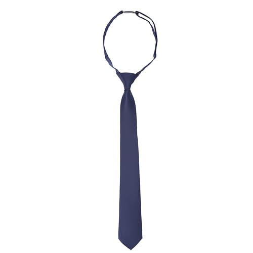 Boys Tie Pre-Tied Adjustable Kids Neckties for Age 8-12, 15 Inch Woven Formal Kids Tie School Wedding