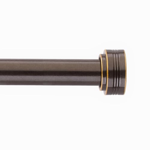 Curtain Rods for Windows 18-45 Inch,Adjustable Length 1 Inch Diameter Heavy Duty Curtain Rod for Bedroom/Kitchen/Dorm/Apartment/Door