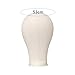 Generic Manikin Wig Display Stand, Canvas Mannequin Head, Model with Mounting Holes Wig Holder for Making Wigs, Scarf, Beauty Salon, 21inch