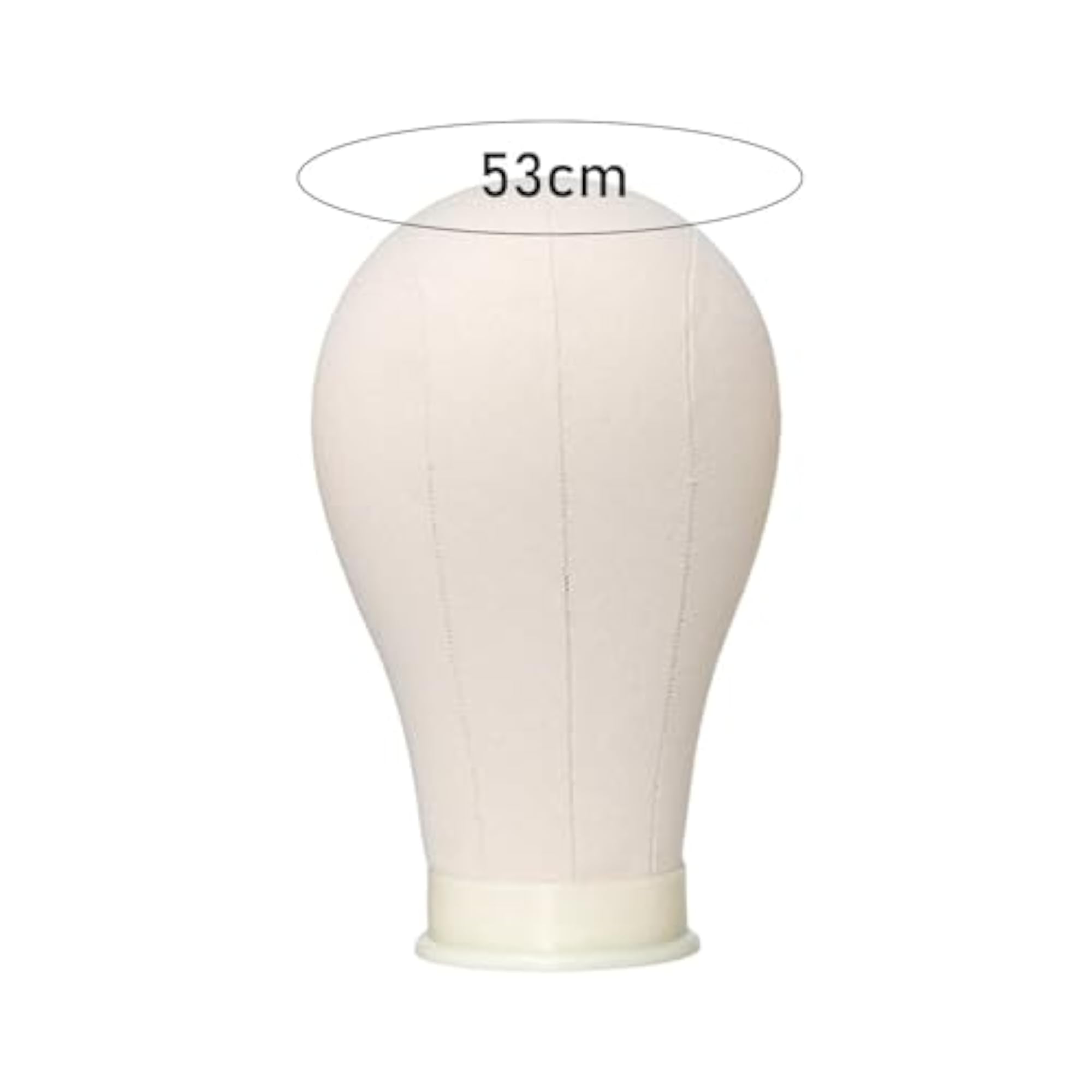 Canvas Mannequin Head Wig Holder for Displaying Accessories