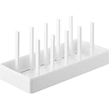 山崎実業(Yamazaki) シンク下 幅調節 鍋蓋&フライパン収納スタンド W32 ホワイト W32×D14.1×H14cm タワー tower スライド式 仕切りバー 1359