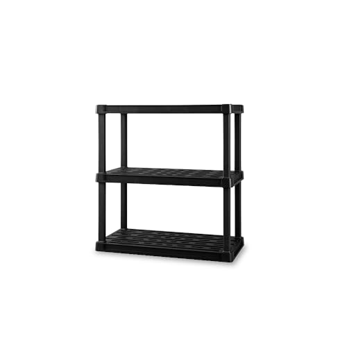 アイリスオーヤマ 3段プラスチックラック 組み立て簡単 1分 工具不要...