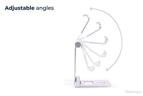 PHOTOMYNE-Cell-Phone-Stand-Phone-Holder-for-Desk-Cellphone-Stand-Phone-Desk-Stand-Cell-Phone-Desk-Stand-for-iPhone-Stand-Silver PHOTOMYNE-Cell-Phone-Stand-Phone-Holder-for-Desk-Cellphone-Stand-Phone-Desk-Stand-Cell-Phone-Desk-Stand-for-iPhone-Stand-Silver