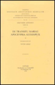 Paperback de Transitu Mariae Apocrypha Aethiopice, II: V. [French] Book