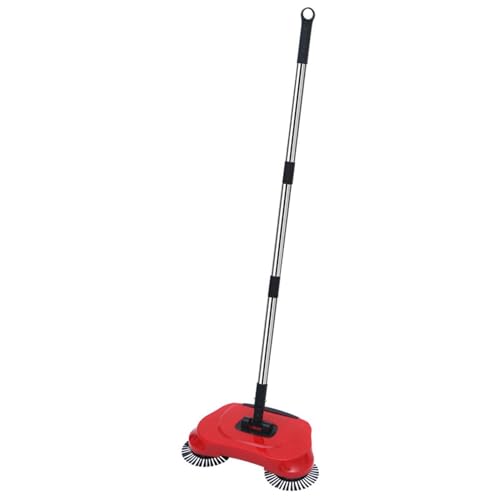 Balayeuse Manuelle – Balai Aspirant Non électrique | Balayeuse avec poignée réglable pour Bois, Tapis et Surfaces Lisses | Nettoyage Domestique, Maison,...