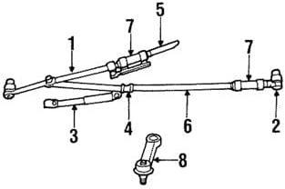 Mopar 52037600 TUBE TIE ROD