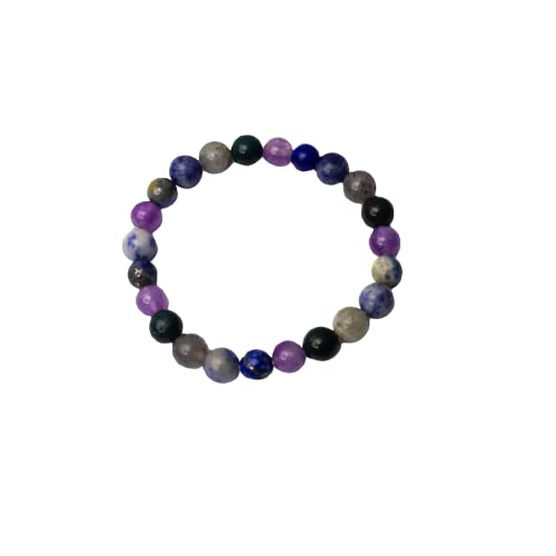 Your Spiritual Revolution Migraine Headache Relief Support Crystal Bracelet Natural Gemstones Stress Reliever Reiki Healing Feng Shui