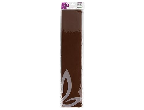 liderpapel - Crepe Paper 50 cm x 2.5 m 50 cm x 2.5 m Brown