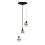 Bombillas incluidas:No Plafon Zenda 3xe14 Forja/ratan Regx25x33 Cm