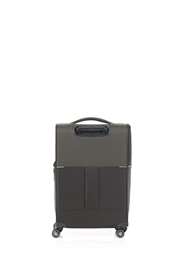 Image of Samsonite 73H 55 cms Nylon Spinner Softsided Cabin Luggage | Trolley Bag For Men Women, Platin Grey