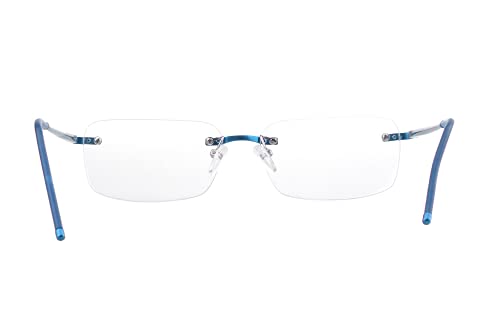 Edison & King Herren Lesebrille Free – randlos aus Aluminium