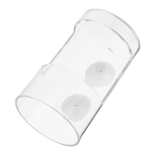 GRIRIW Fish Tank Feeder Cup No Mess Aquarium Feeder Suction Cup Fish Feeding Ring