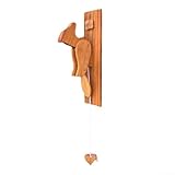Design unique en forme d'oiseau : ce charmant heurtoir de porte en bois ajoute une touche fantaisiste à l'entrée de votre maison, servant de ravissant sujet de conversation pour les invités.