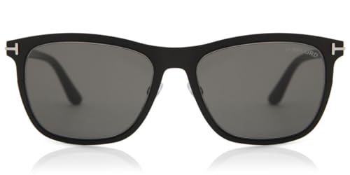 Tom Ford FT0526 02A Matte Black FT0526 Oval Sunglasses Lens Category 3 Size 55m