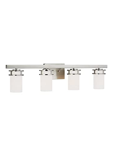 Image of Sea Gull Lighting 4421604-710 Robie 4 Light 34 inch Bronze Wall Bath Wall Light