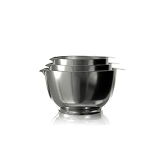 Rosti Precision Craft Mixing Bowl Set of 3 1.5L/2L/3L Elevate Your Culinary Experience Stylish Nesting Bowls for Effortless Cooking and Baking