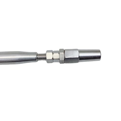 Prolinemax TENSOR QUINAJA Acero inoxidable T316 para cable 3/16" hilo 5/16"-18 longitud total 9.5" miniatura 5