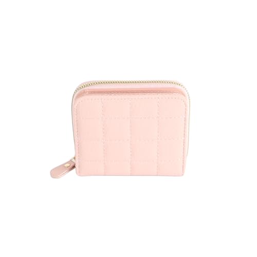 LM Quilted Zip Mini Wallet (PINK)