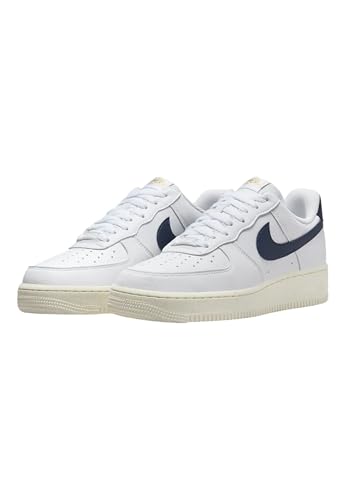 Nike Air Force 1 '07 Next Nature Women's Shoes (FZ6768-100, White/Pale Ivory/Metallic Gold/Obsidian) Size 7