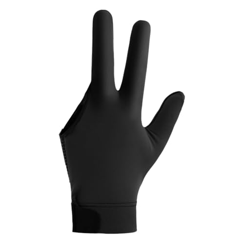 Generisch - Gants de billard, gants de queue de tir à 3 doigts | Convient pour la main gauche, accessoires de fitness pour professionnels et débutants