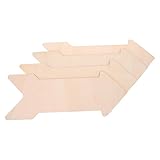 Laissez cours à votre créativité : vous pouvez écrire des mots et dessiner sur la surface lisse de ces rondelles de bois, très décoratives. rondelles de bois en forme de flèche, panneaux en bois en forme de flèche non finis