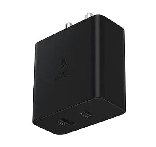 Image of Original 65W 3 Port Multi Port with SuperFast Charging Adapter with Type C Data Cable Compatible for Sam Sung S23 Ultra,S23 Plus,S23,S22 Ultra,S22 Plus,S22,S20FE,A72,A52,A32,F23 (FIX292)