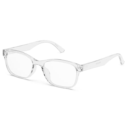 Zenni Optical Blue Light Blocking Glasses - Stylish Fashion Lightweight Rectangular Glasses with Anti Eyestrain & UV Protection for Gaming and Reading (Clear)
