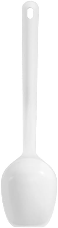 GastroMax Ladle L | White | Pasta, Soup, Food Cooking Kitchen Utensil | Heat Resistant | Food Approved and BPA Free | Dishwasher Safe | L30 x W7.50 x H4.50 cm