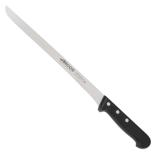 Arcos Serie Universal - Schneidmesser Schinkenmesser - Klinge Nitrum Edelstahl 280 mm - HandGriff Polyoxymethylen (POM) Farbe Schwarz Arcos Serie Universal - Schneidmesser Schinkenmesser - Klinge Nitrum Edelstahl 280 mm - HandGriff Polyoxymethylen (POM) Farbe Schwarz