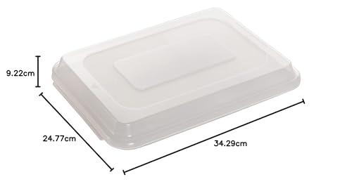 Nordic Ware Naturals 3 Piece Baking Pan Set, Natural Aluminium Baking Sheet with Superior Heat Conductivity - Image 3